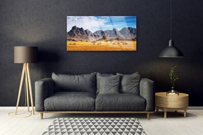 Quadro acrilico Paesaggio delle montagne del deserto