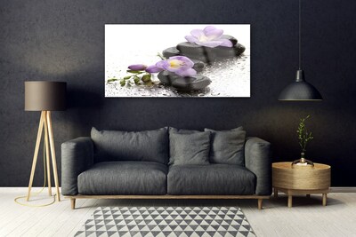 Quadro acrilico Pietre di fiori Art