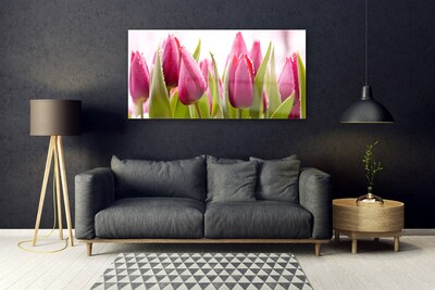 Quadro acrilico Tulipani, fiori, piante