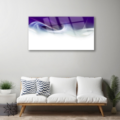 Quadro in vetro acrilico Grafica di astrazione