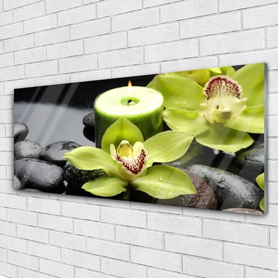 Quadro acrilico Fiori di orchidea