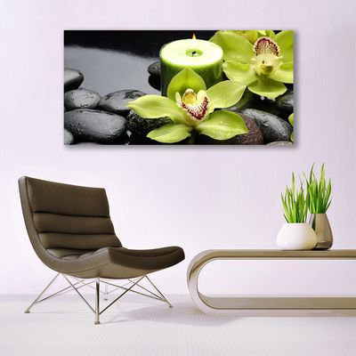 Quadro acrilico Fiori di orchidea