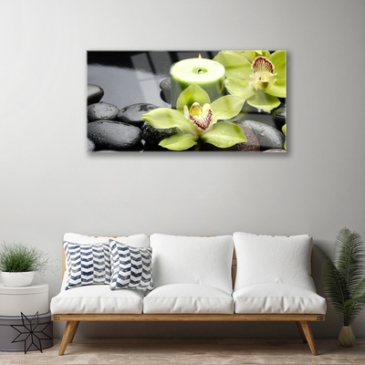 Quadro acrilico Fiori di orchidea