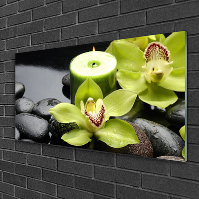 Quadro acrilico Fiori di orchidea