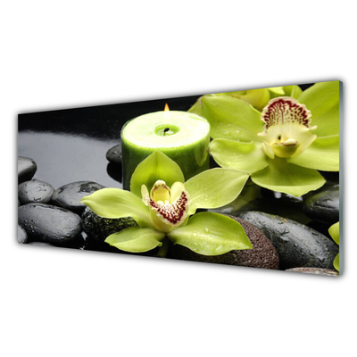 Quadro acrilico Fiori di orchidea