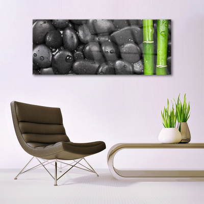 Quadro acrilico Spa con stelo di bambù