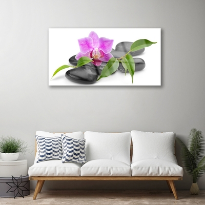 Quadro acrilico Arte del fiore dell'orchidea