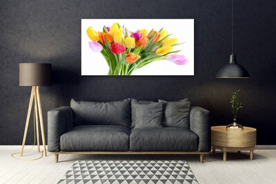 Quadro acrilico Tulipani, fiori, piante