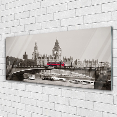 Quadro in vetro acrilico Ponte del Big Ben di Londra