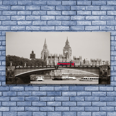 Quadro in vetro acrilico Ponte del Big Ben di Londra