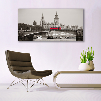 Quadro in vetro acrilico Ponte del Big Ben di Londra