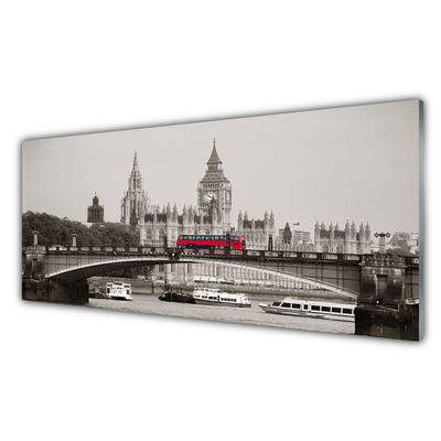 Quadro in vetro acrilico Ponte del Big Ben di Londra