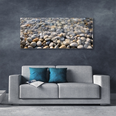 Quadro in vetro acrilico Pietre, acqua, arte