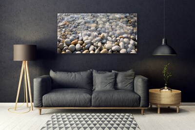Quadro in vetro acrilico Pietre, acqua, arte