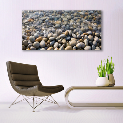 Quadro in vetro acrilico Pietre, acqua, arte