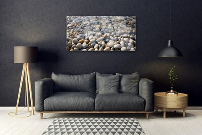 Quadro in vetro acrilico Pietre, acqua, arte