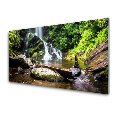 Quadro acrilico Cascata Las Natura Potok