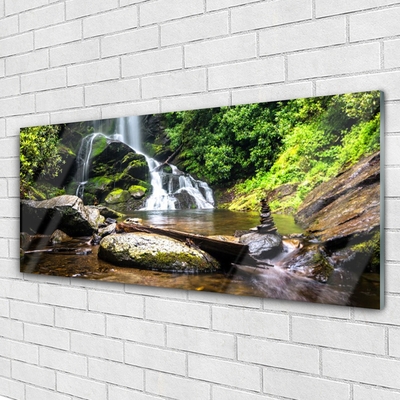 Quadro acrilico Cascata Las Natura Potok