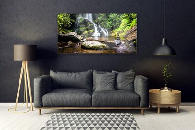 Quadro acrilico Cascata Las Natura Potok