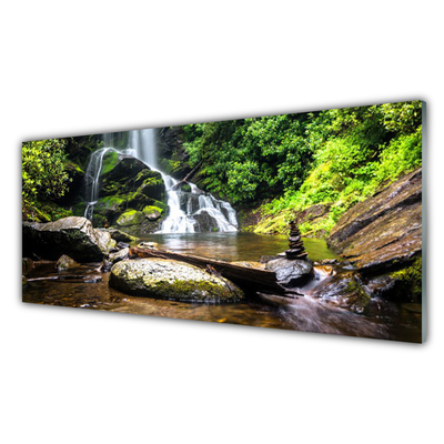 Quadro acrilico Cascata Las Natura Potok