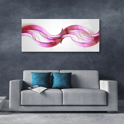 Quadro su vetro acrilico Astrazione Onde Arte Arte