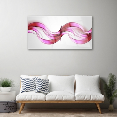 Quadro su vetro acrilico Astrazione Onde Arte Arte