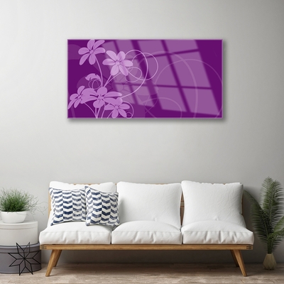 Quadro acrilico Fiori astratti Art