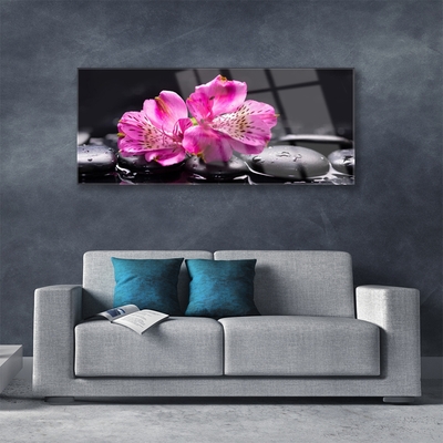 Quadro acrilico Zen Spa Pietre Fiori