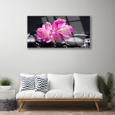 Quadro acrilico Zen Spa Pietre Fiori