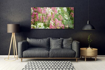 Quadro acrilico Fiori di campo della natura