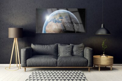 Quadro acrilico Universo del pianeta Terra