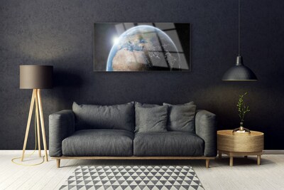 Quadro acrilico Universo del pianeta Terra