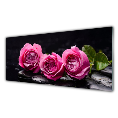 Quadro acrilico Rose Pietre Zen Spa Natura