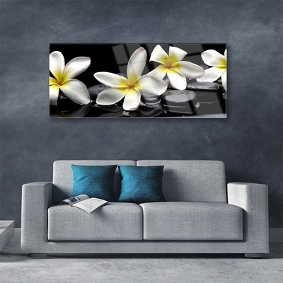 Quadro acrilico Bellissimo fiore di Plumeria