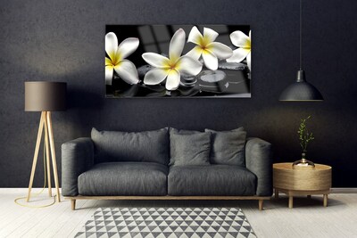 Quadro acrilico Bellissimo fiore di Plumeria