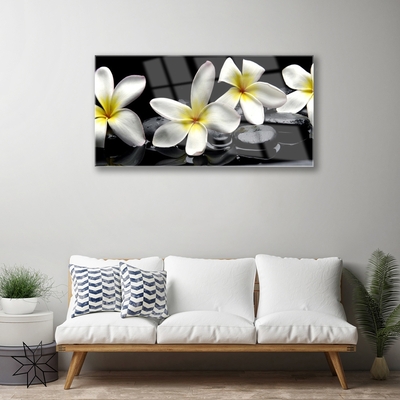 Quadro acrilico Bellissimo fiore di Plumeria