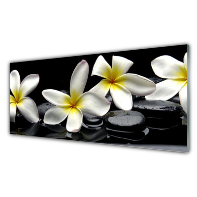 Quadro acrilico Bellissimo fiore di Plumeria