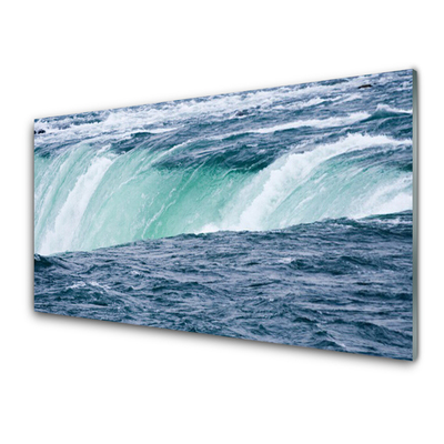 Quadro in vetro acrilico Cascata della natura