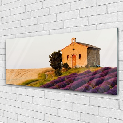 Quadro acrilico Campo del paesaggio