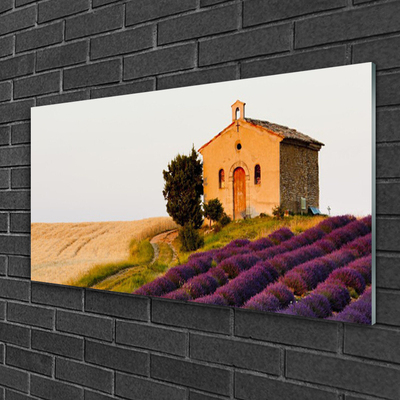 Quadro acrilico Campo del paesaggio