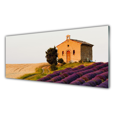 Quadro acrilico Campo del paesaggio