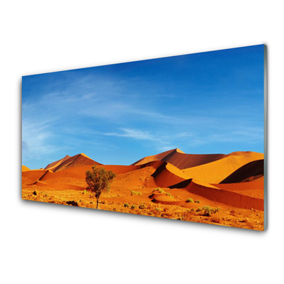 Quadro acrilico Paesaggio di sabbia del deserto