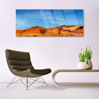 Quadro acrilico Paesaggio di sabbia del deserto