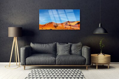 Quadro acrilico Paesaggio di sabbia del deserto