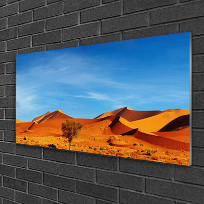 Quadro acrilico Paesaggio di sabbia del deserto