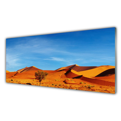 Quadro acrilico Paesaggio di sabbia del deserto