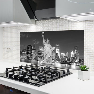 Pannello rivestimento parete cucina Statua della Libertà New York