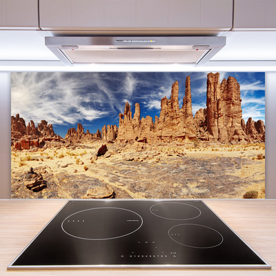Rivestimento parete cucina Paesaggio di sabbia del deserto