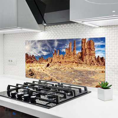Rivestimento parete cucina Paesaggio di sabbia del deserto