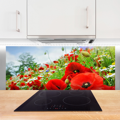 Pannello paraschizzi cucina Fiori della natura